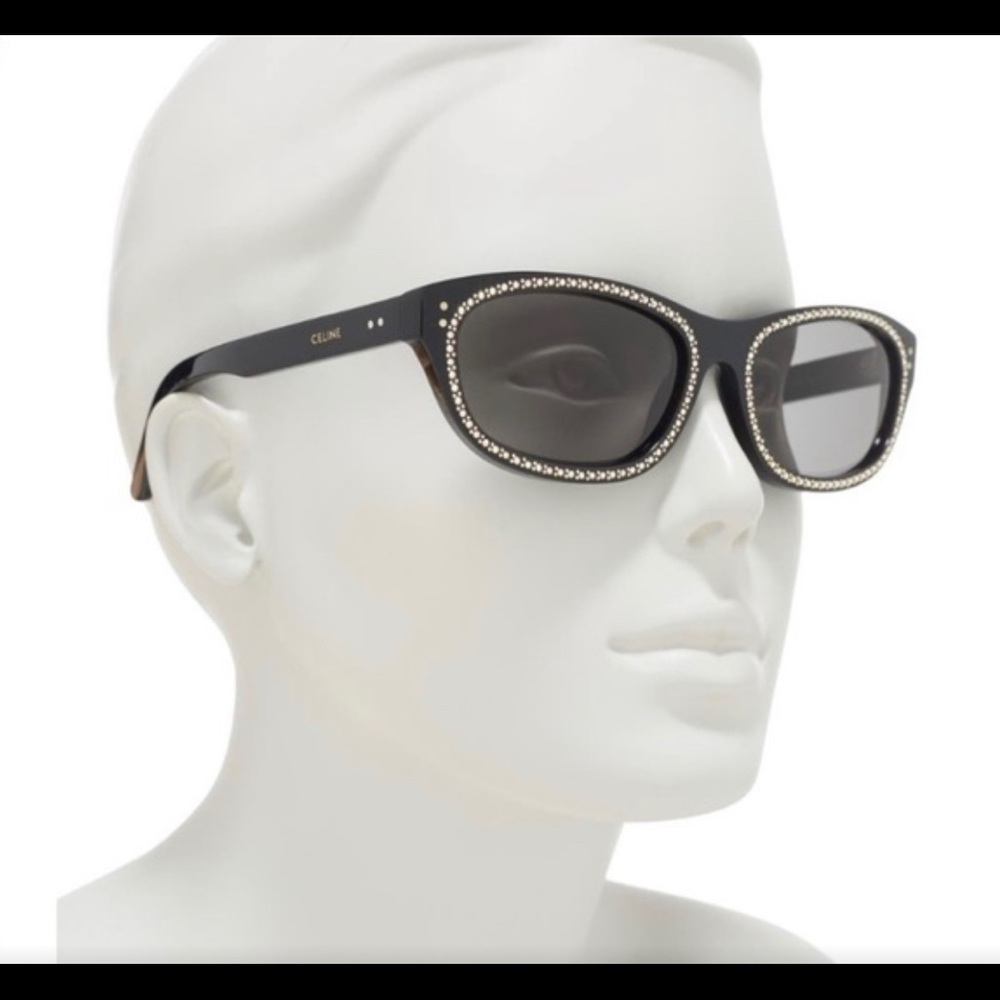 Celine Crystal Cat Eye Sunglasses